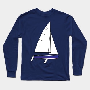 Flying Scot Sailboat Long Sleeve T-Shirt